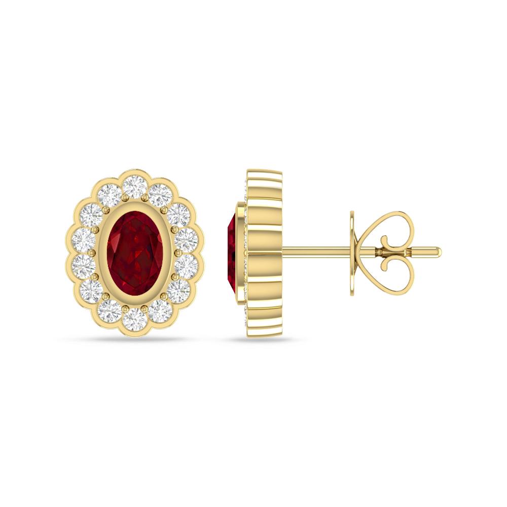 Yellow Gold - Garnet